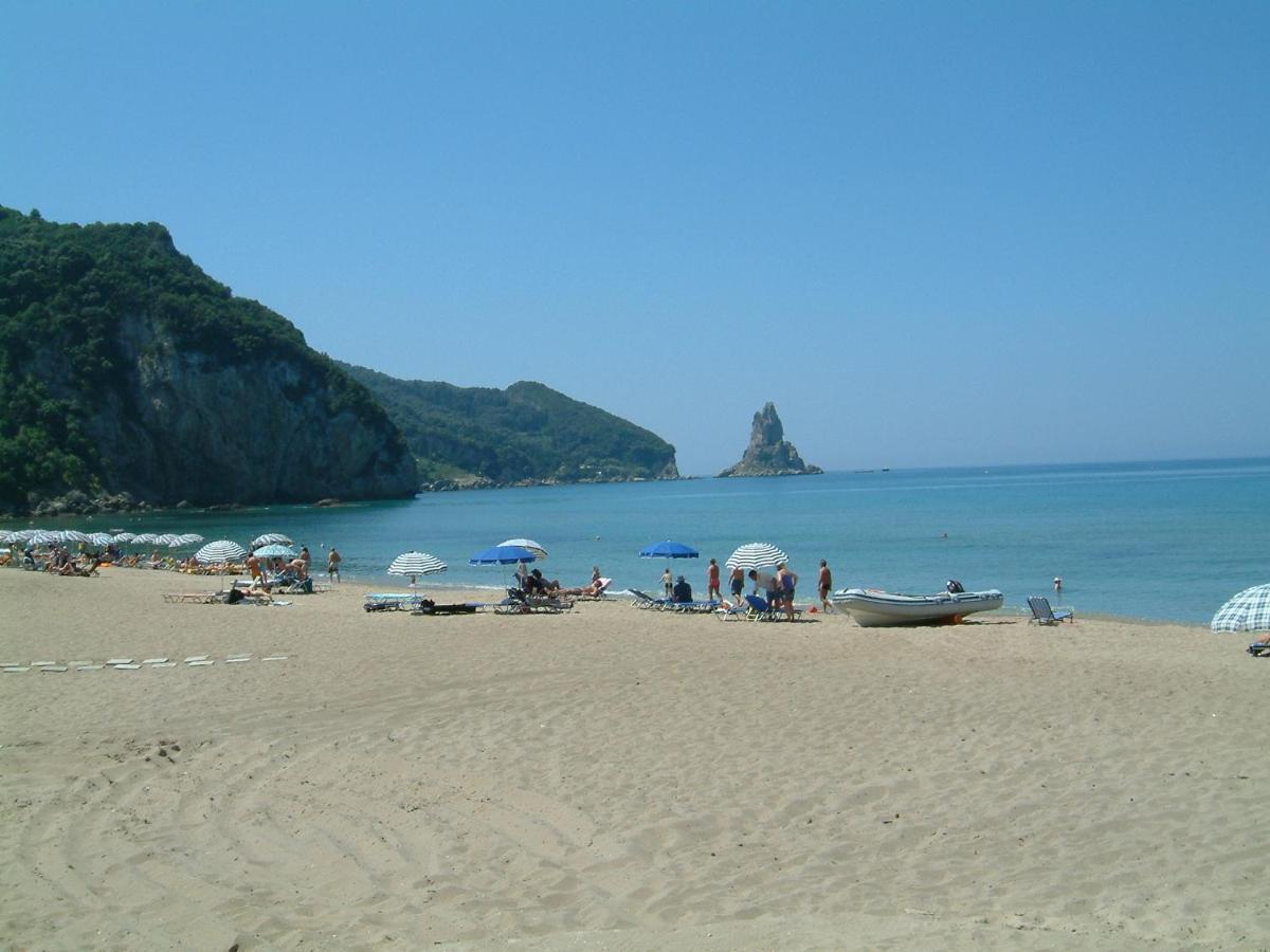 Natalia Apartment B With Panoramic Sea Views Of Agios Gordios Bay Luaran gambar