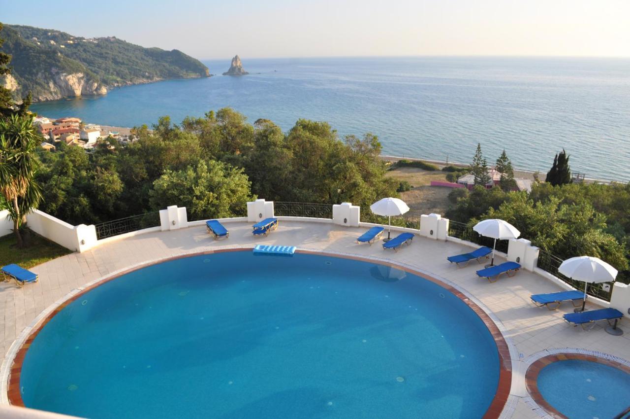 Natalia Apartment B With Panoramic Sea Views Of Agios Gordios Bay Luaran gambar