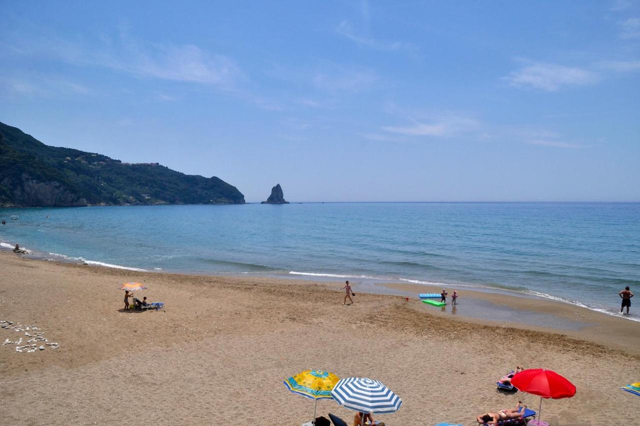 Natalia Apartment B With Panoramic Sea Views Of Agios Gordios Bay Luaran gambar