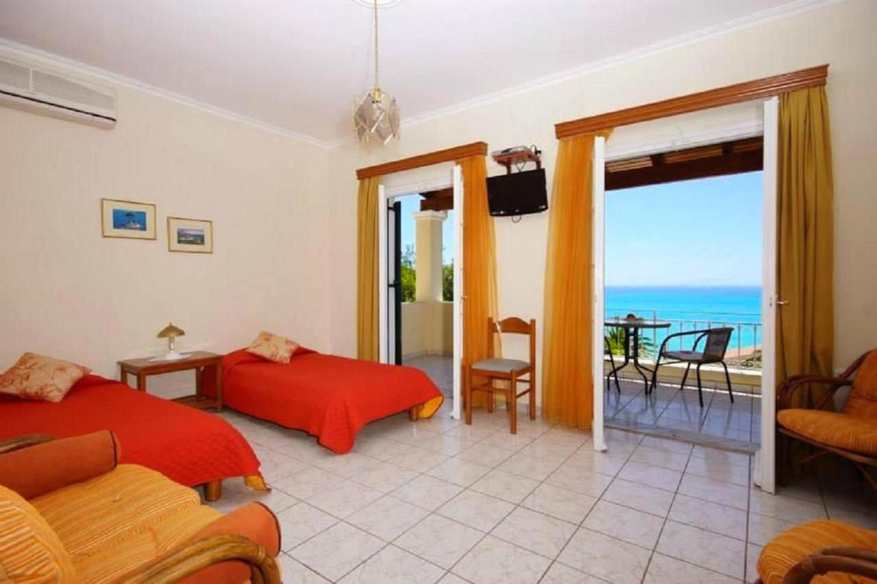 Natalia Apartment B With Panoramic Sea Views Of Agios Gordios Bay Luaran gambar