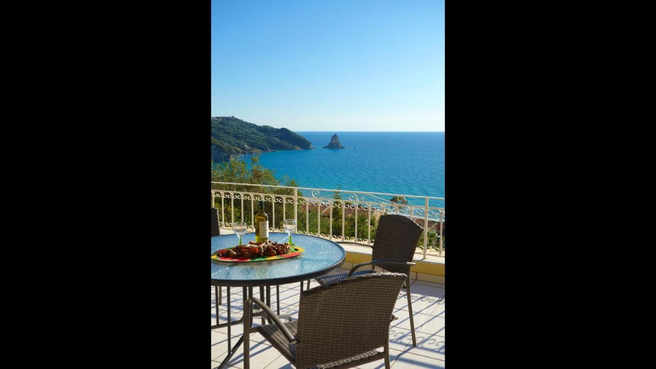 Natalia Apartment B With Panoramic Sea Views Of Agios Gordios Bay Luaran gambar